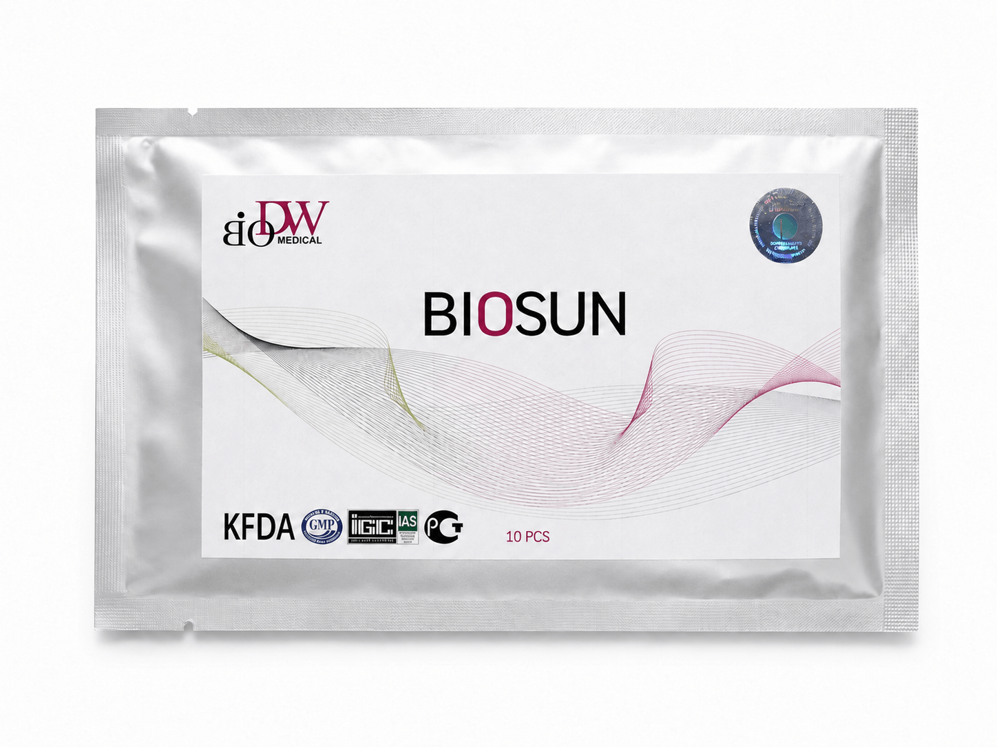 Алюминиевая упаковка BIOSUN — передняя сторона